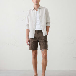 9" canvas cargo short