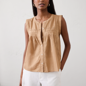 picot high neck top