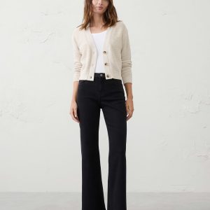 bootcut mid rise slim jean
