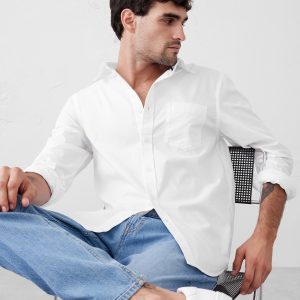 Витрина slim fit softwash cotton shirt