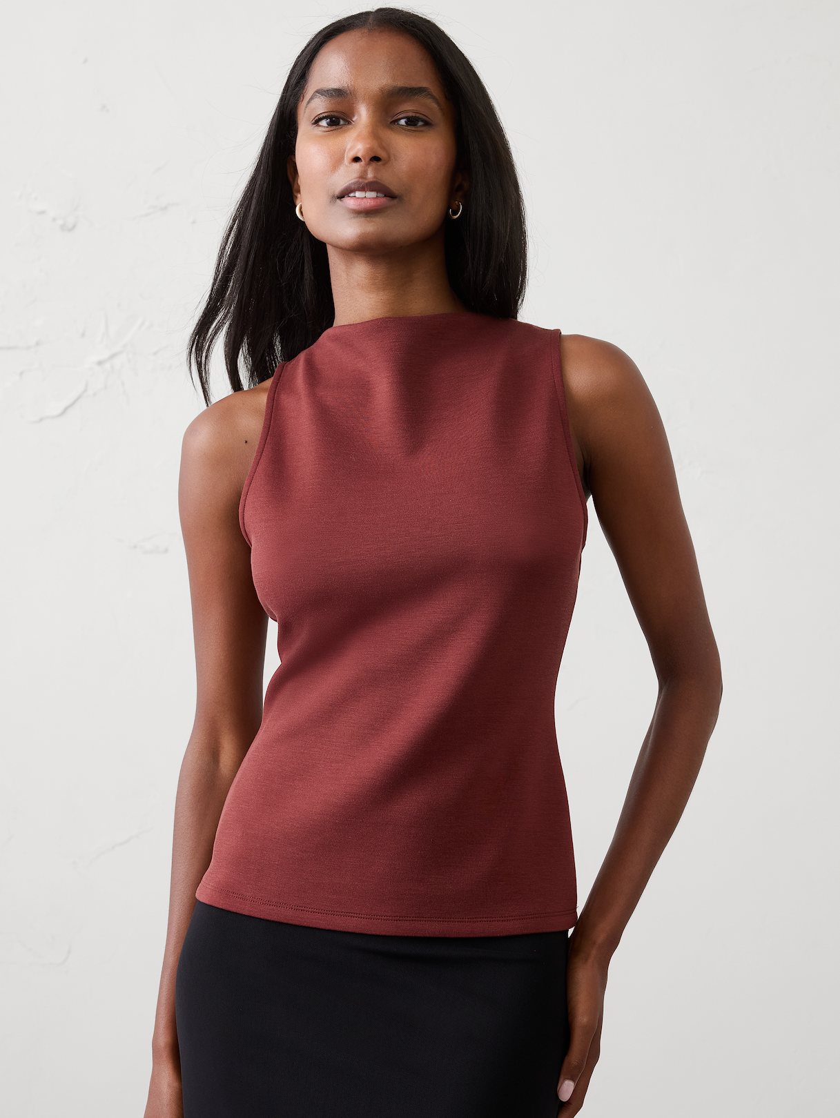 soft touch high neck top soft touch high neck top