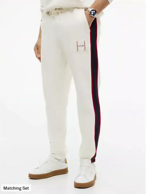h logo patch sweatpant