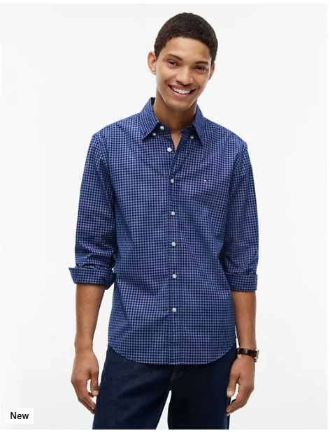 regular fit gingham shirt