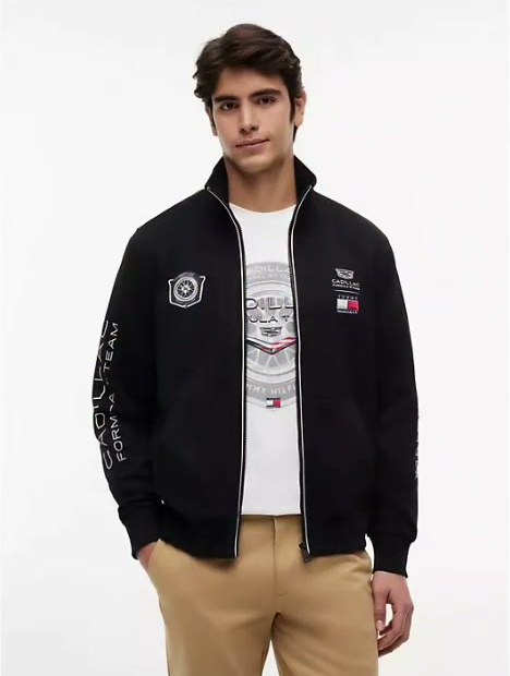 tommy x cadillac fl@ team track jacket