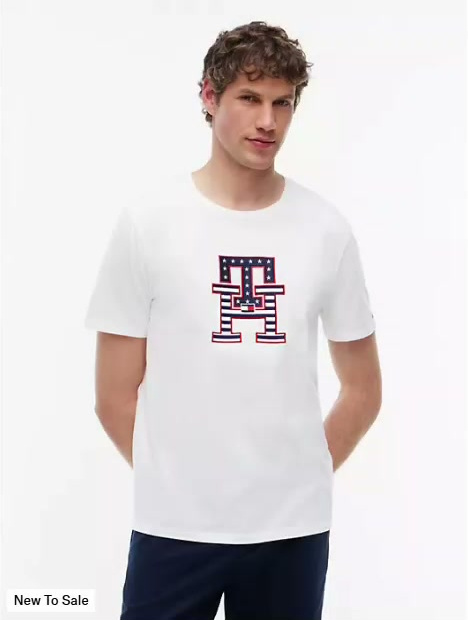 stars and stripes monogram t shirt