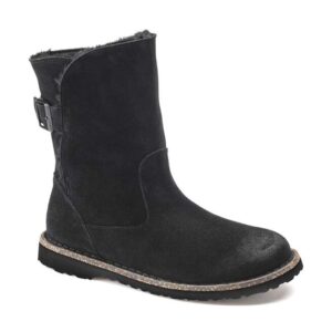 uppsala shearling suede leather graphite