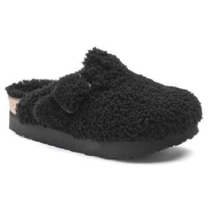boston big buckle platform fur