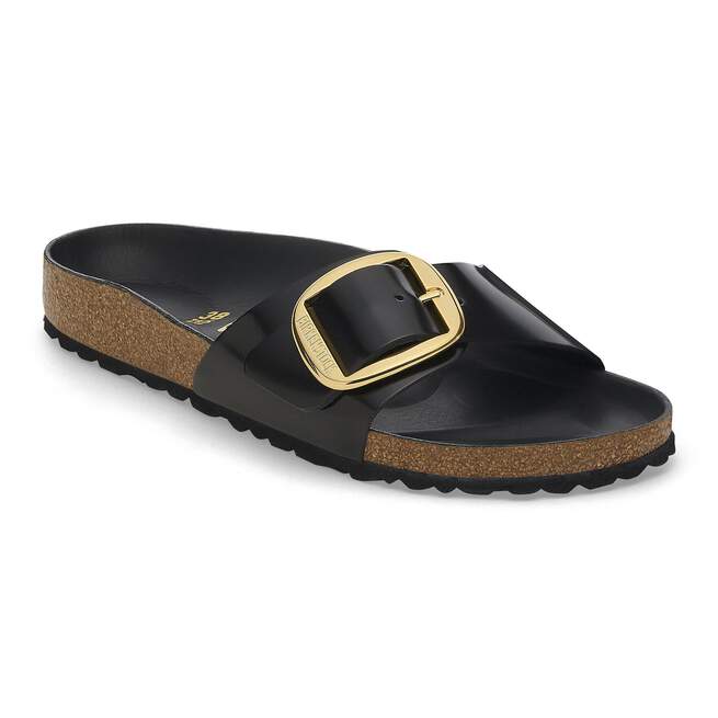 madrid big buckle natural leather patent madrid big buckle natural leather patent