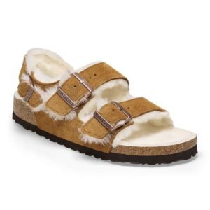 milano shearling suede leather/fur