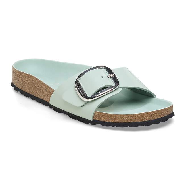 madrid big buckle natural leather patent madrid big buckle natural leather patent