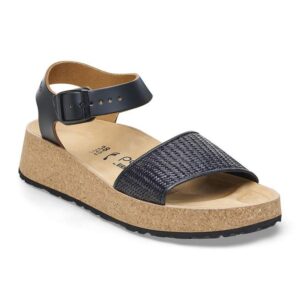 glenda natural leather synthetics black