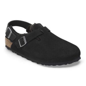 tokio shearling suede leather
