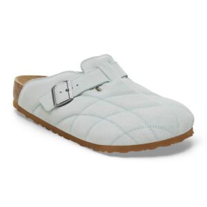boston quilted suede leather