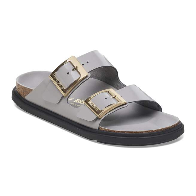 arizona droplet buckle natural leather patent arizona droplet buckle natural leather patent