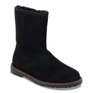 uppsala zip shearling suede leather