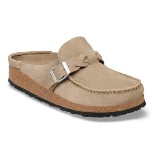 buckley braided suede leather