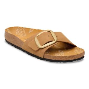 madrid big buckle nubuck leather