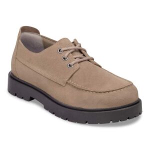 highwood moc lace low suede leather