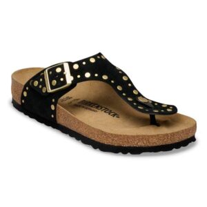 gizeh rivet suede leather