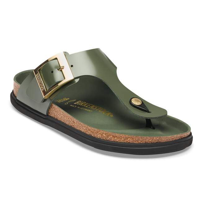 gizeh droplet buckle natural leather patent gizeh droplet buckle natural leather patent