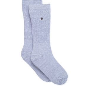 Home rib knit slouchy crew sock