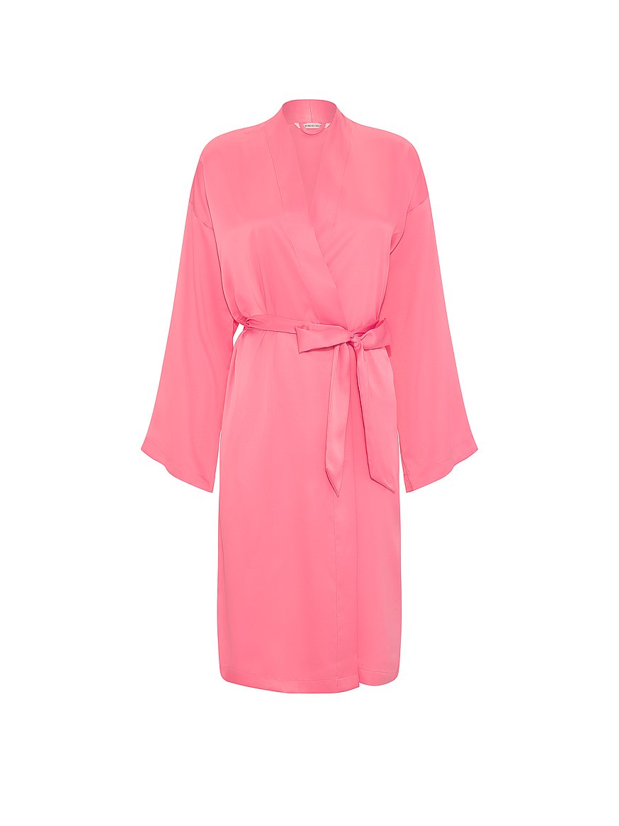 signature satin midi robe signature satin midi robe
