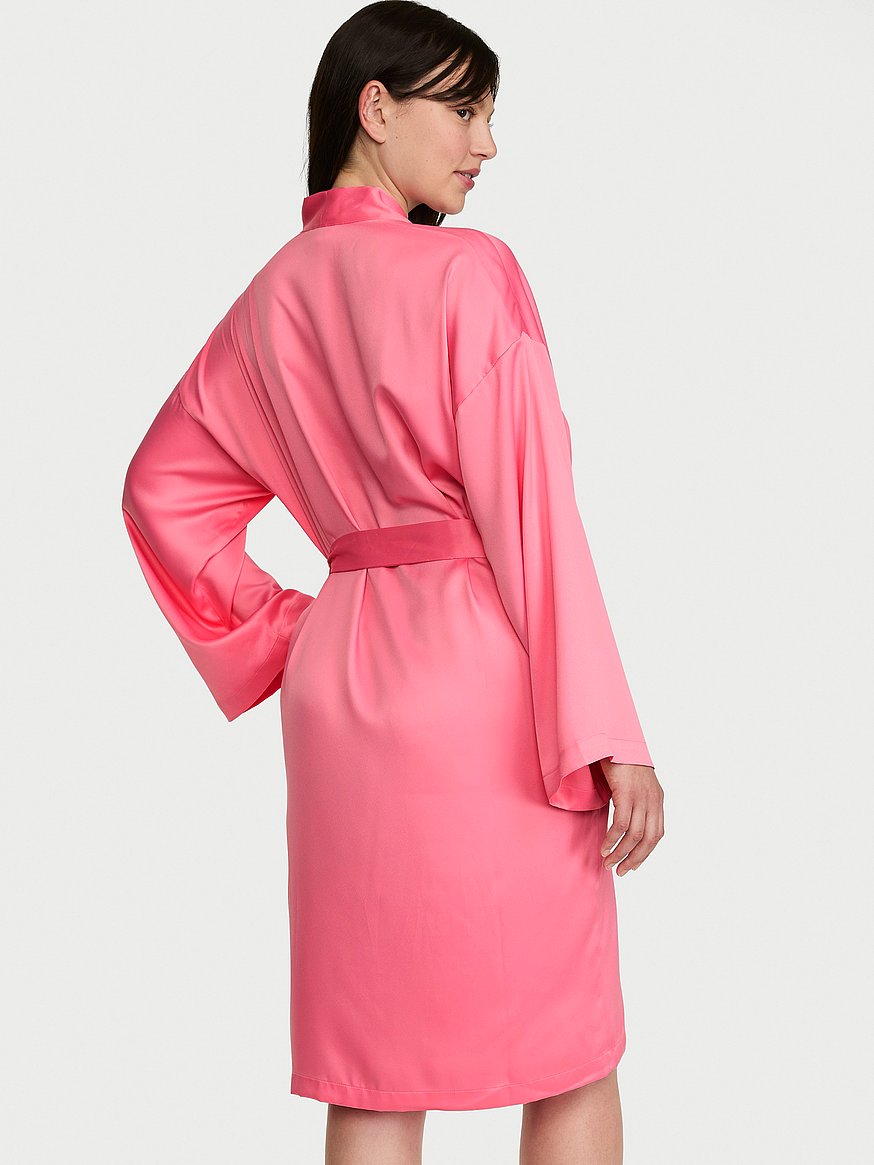 signature satin midi robe signature satin midi robe
