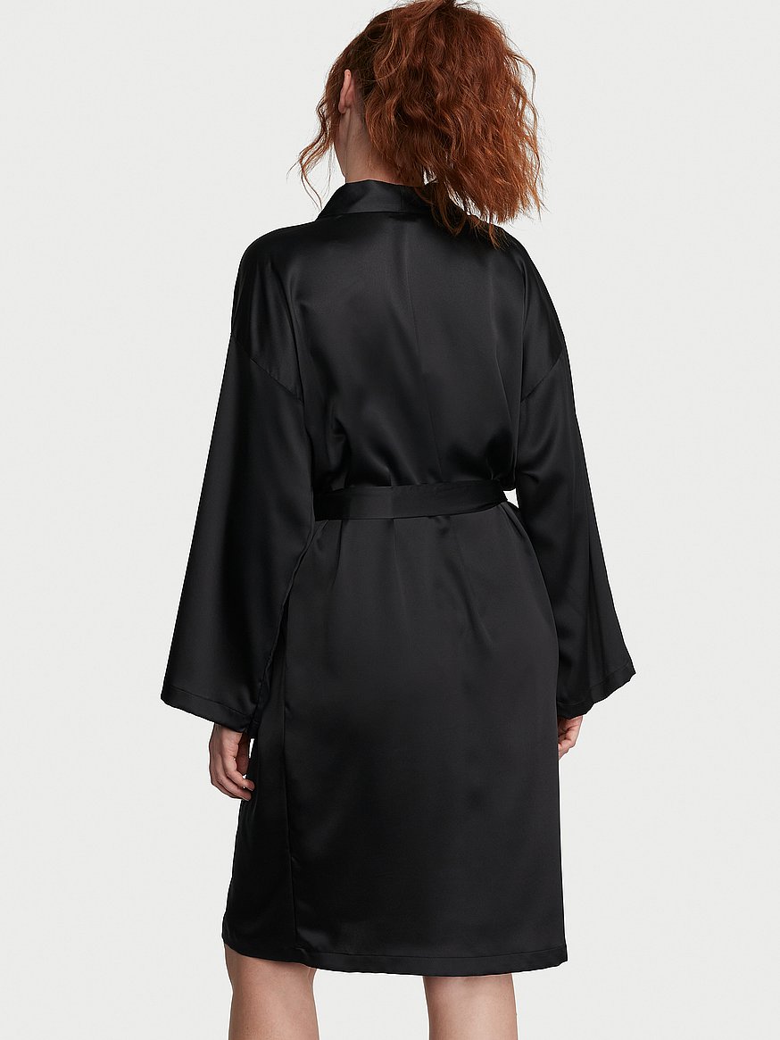 signature satin midi robe signature satin midi robe