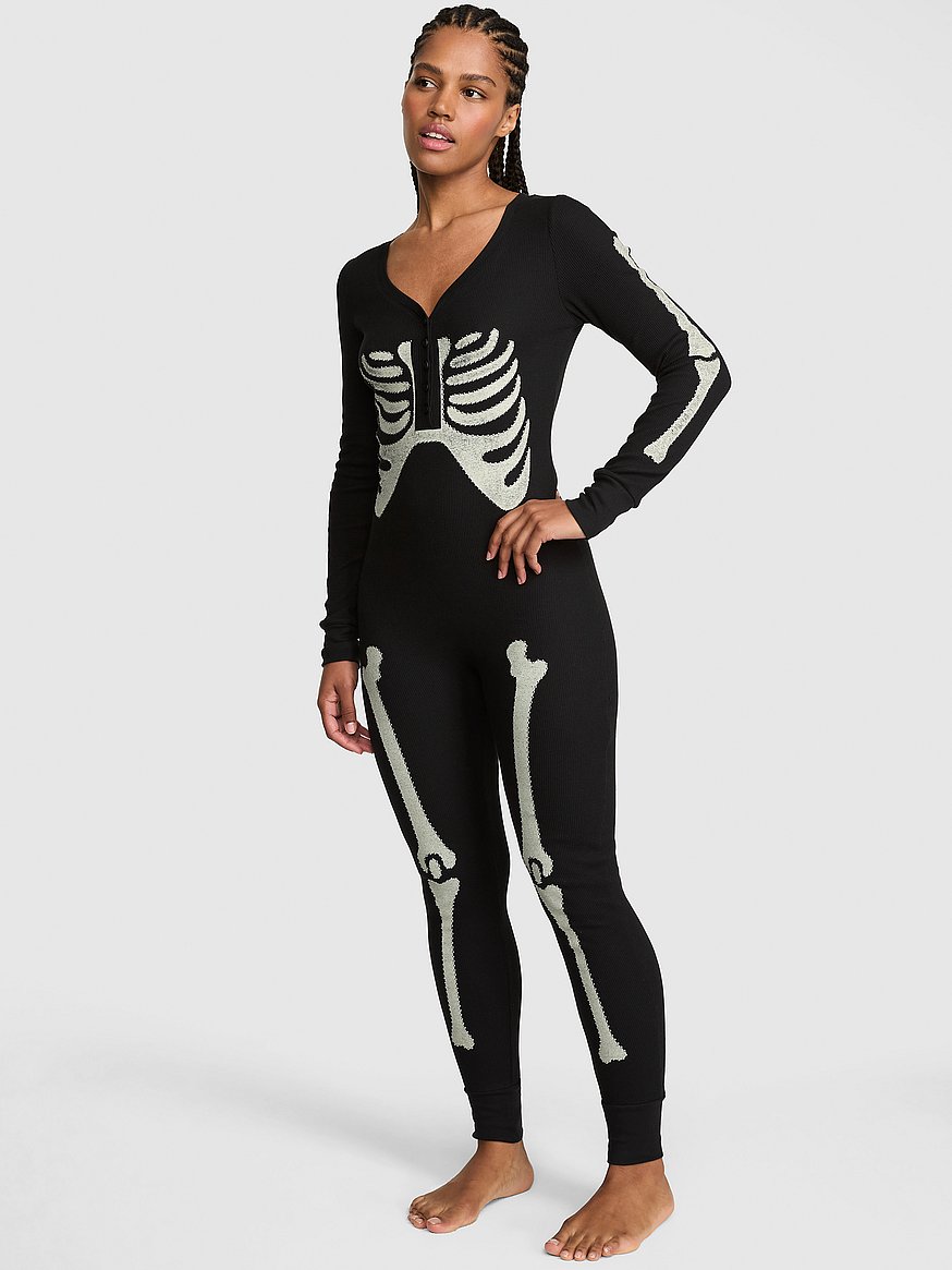 halloween thermal onesie halloween thermal onesie
