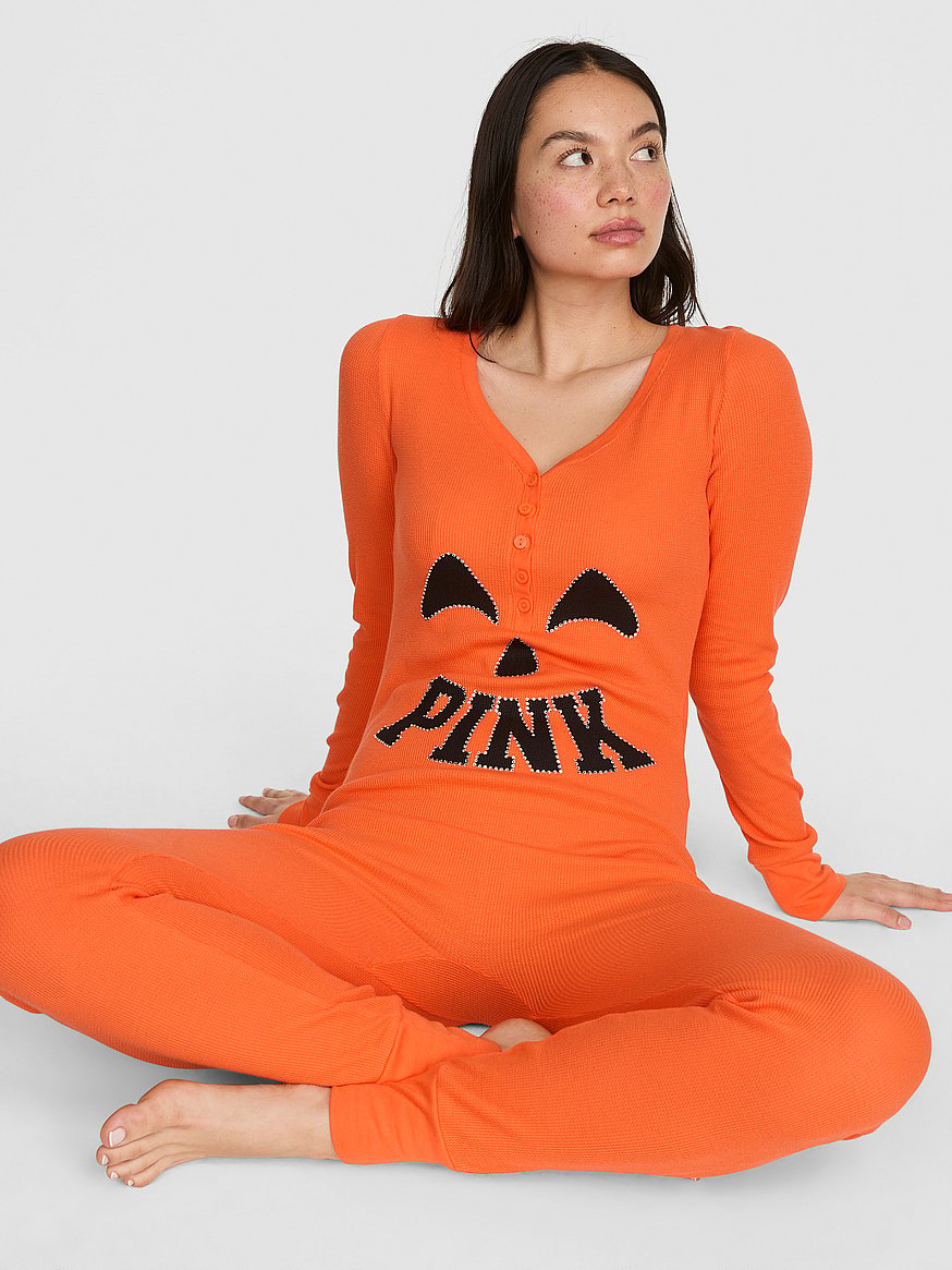 halloween thermal onesie halloween thermal onesie