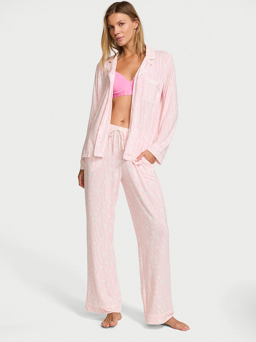 sosoft™ modal long pajama set sosoft™ modal long pajama set
