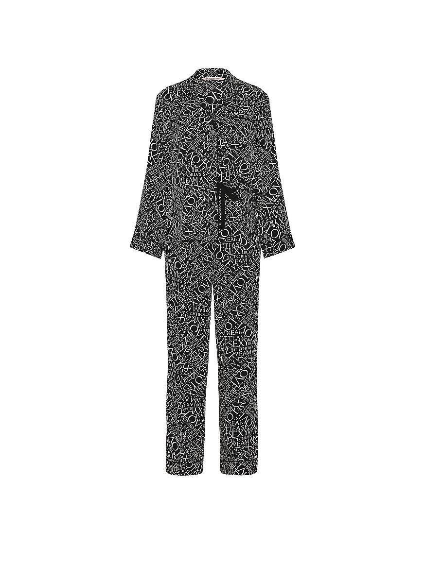 signature satin long pajama set signature satin long pajama set