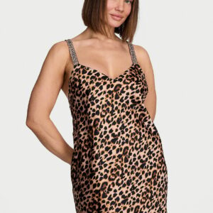 Home shine strap satin slip