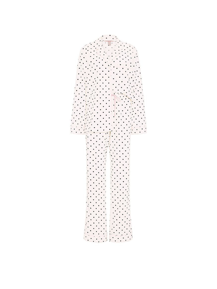heritage cotton long pajama set heritage cotton long pajama set