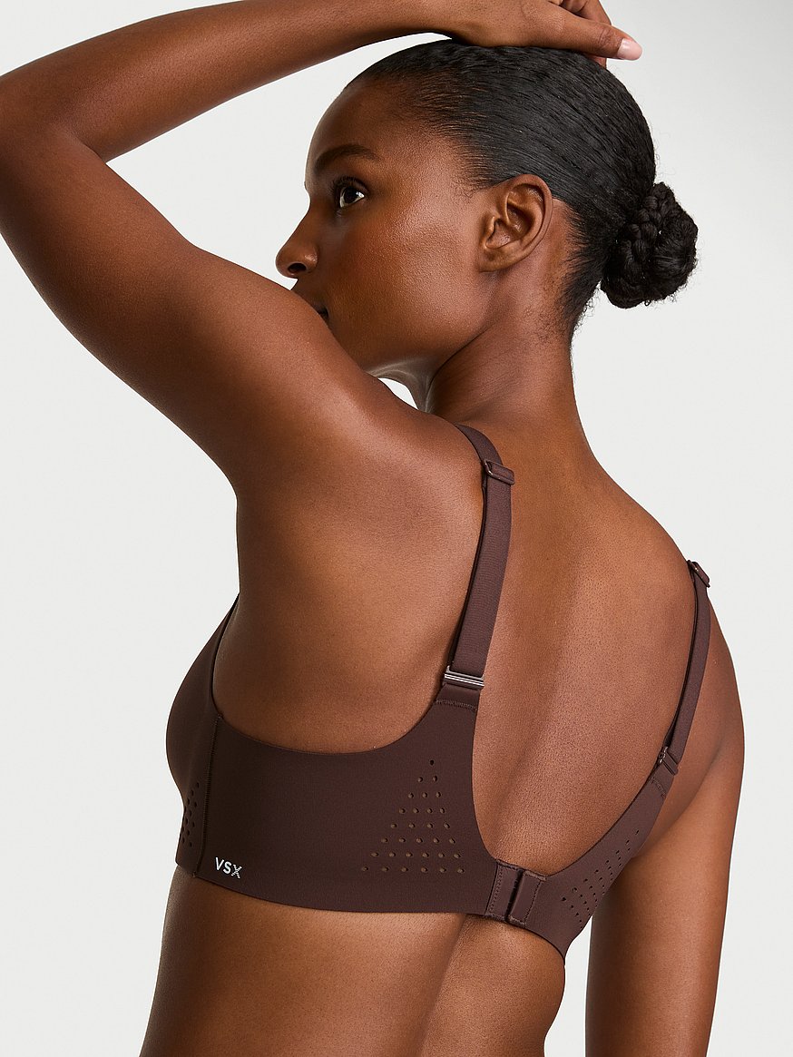 vsx featherweight™ medium v neck sports bra vsx featherweight™ medium v neck sports bra