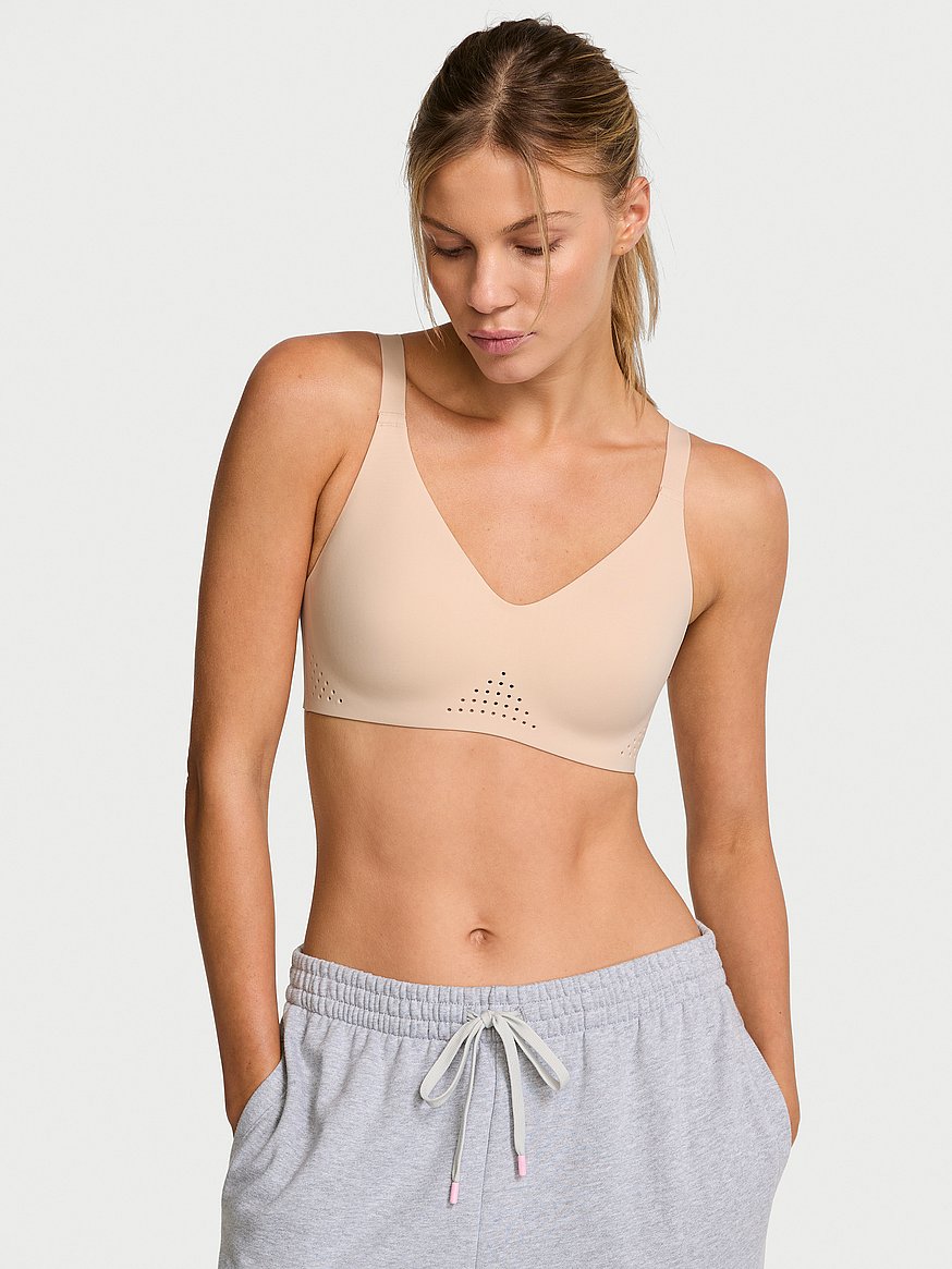 vsx featherweight™ medium v neck sports bra vsx featherweight™ medium v neck sports bra