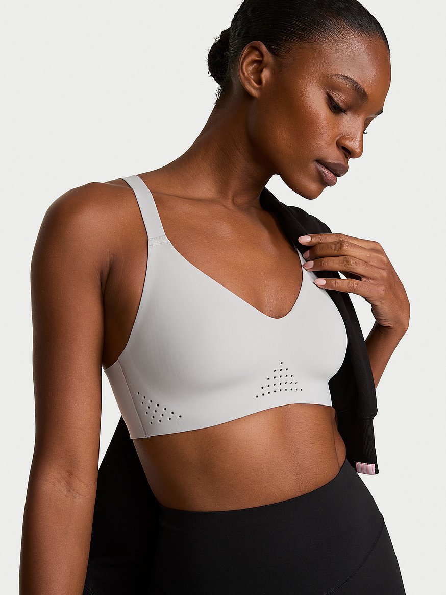 vsx featherweight™ medium v neck sports bra vsx featherweight™ medium v neck sports bra