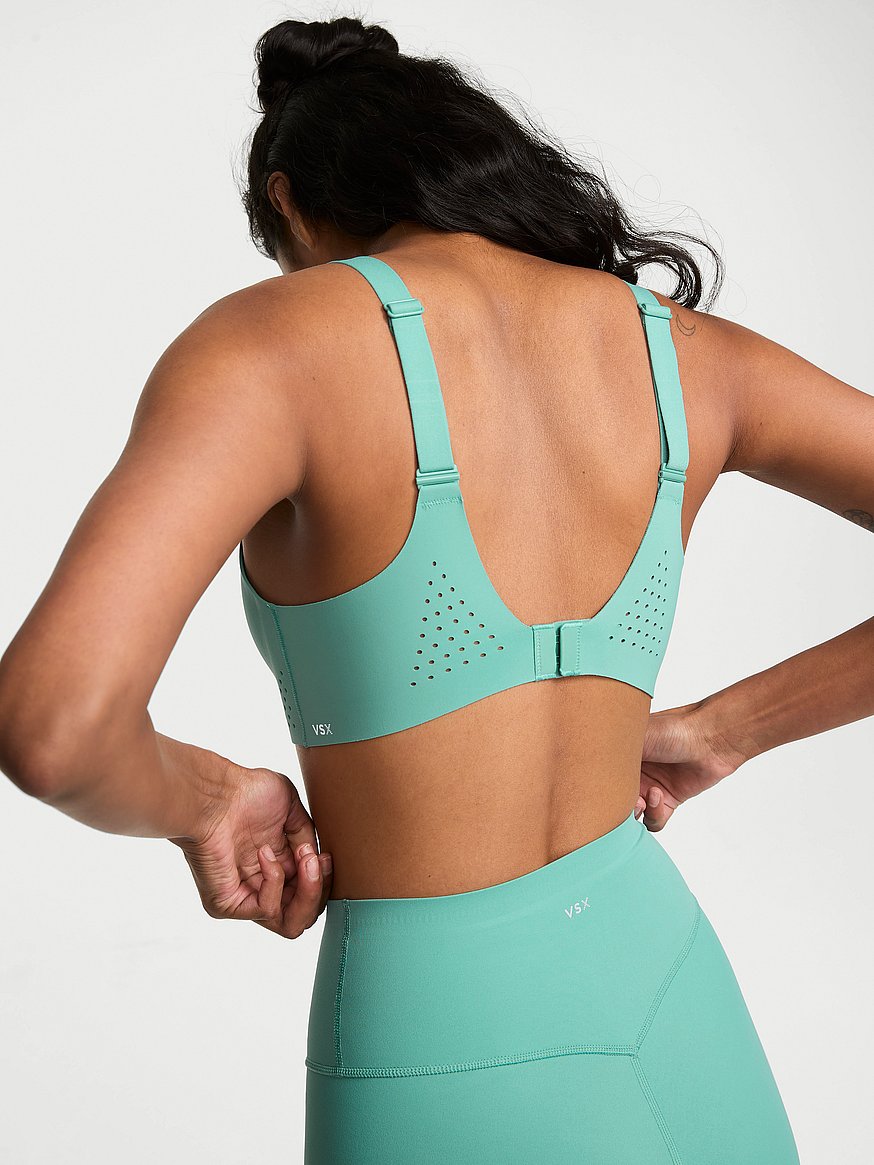 vsx featherweight™ medium v neck sports bra vsx featherweight™ medium v neck sports bra