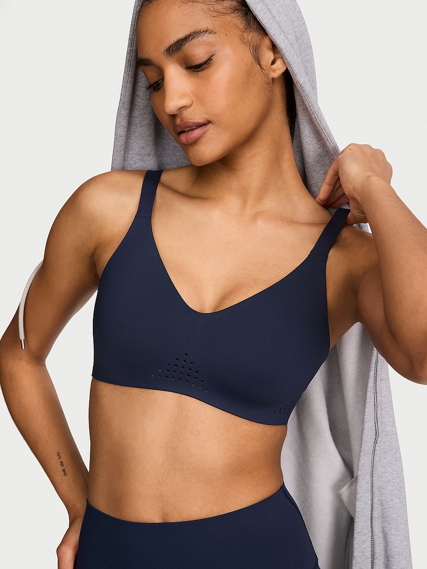 vsx featherweight™ medium v neck sports bra vsx featherweight™ medium v neck sports bra