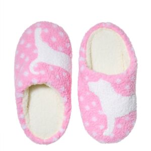 pink closed toe slippers
