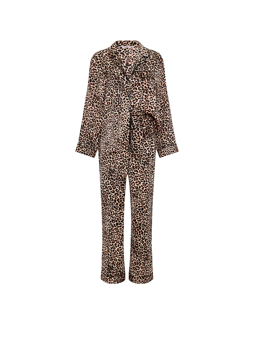 signature satin long pajama set signature satin long pajama set