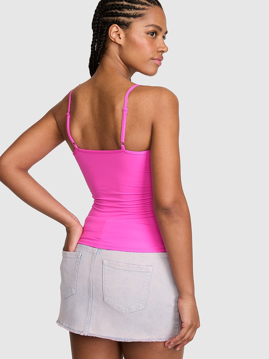 pink base stretch™ cami pink base stretch™ cami