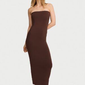 smooth seamless tube maxi dress