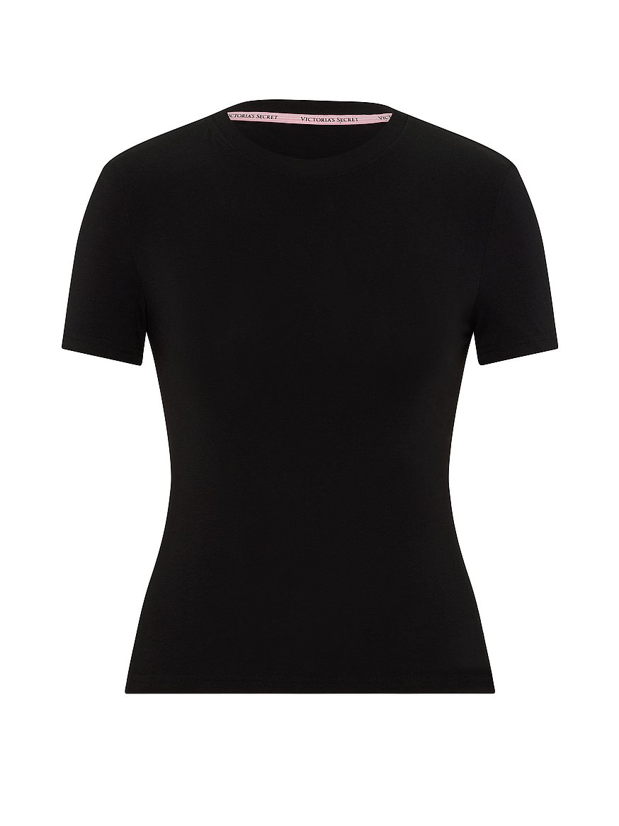 stretch cotton fitted tee stretch cotton fitted tee