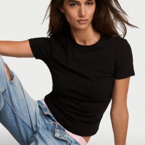 Витрина stretch cotton fitted tee