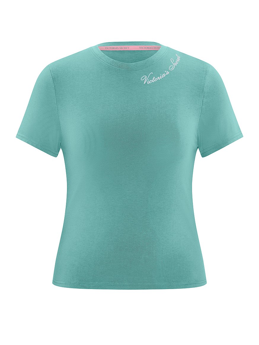 stretch cotton fitted tee stretch cotton fitted tee