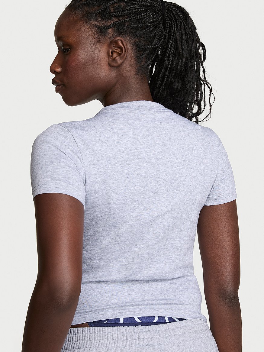 stretch cotton fitted tee stretch cotton fitted tee