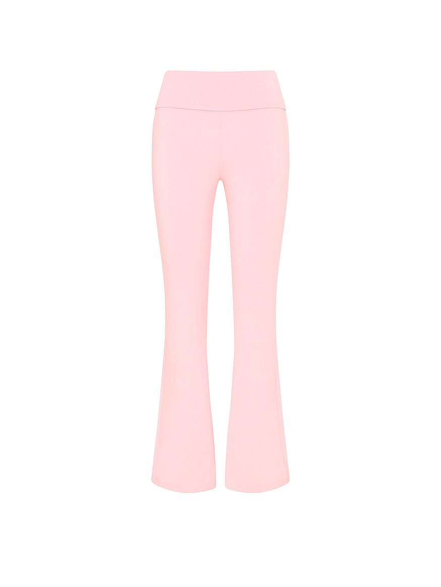 cotton foldover flare legging cotton foldover flare legging