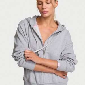 Home iconic fleece full zip hoodie