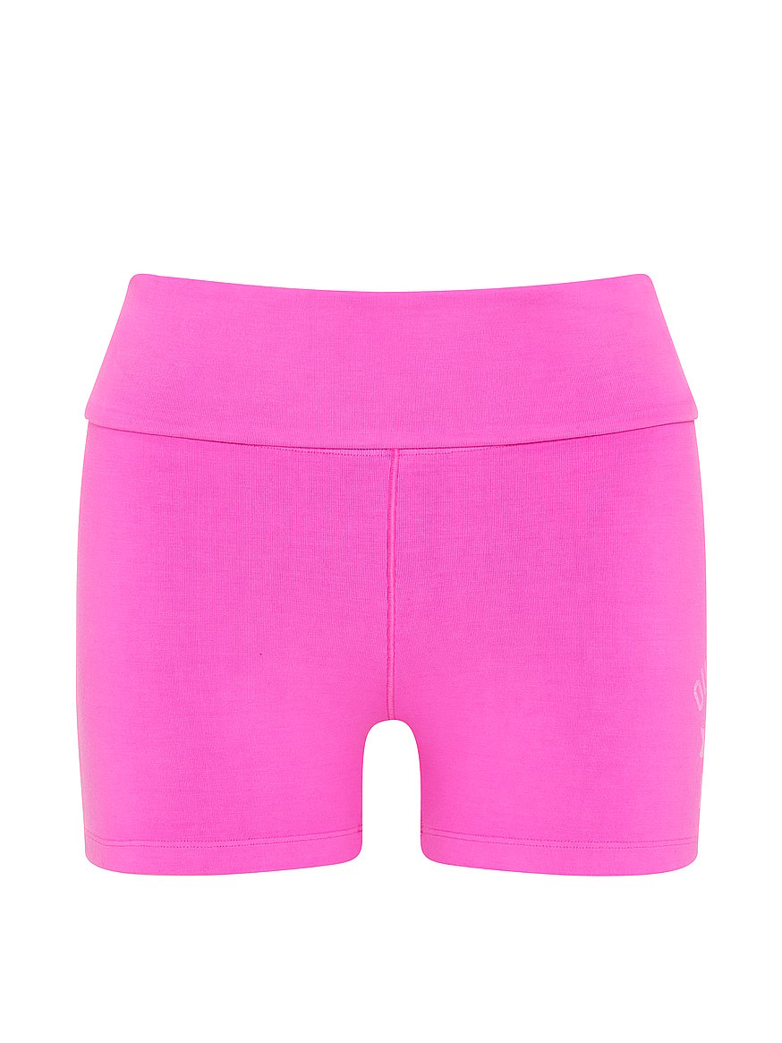 all day cotton™ foldover bike shorts all day cotton™ foldover bike shorts